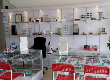 CK Optometrist optical center interior in Penang