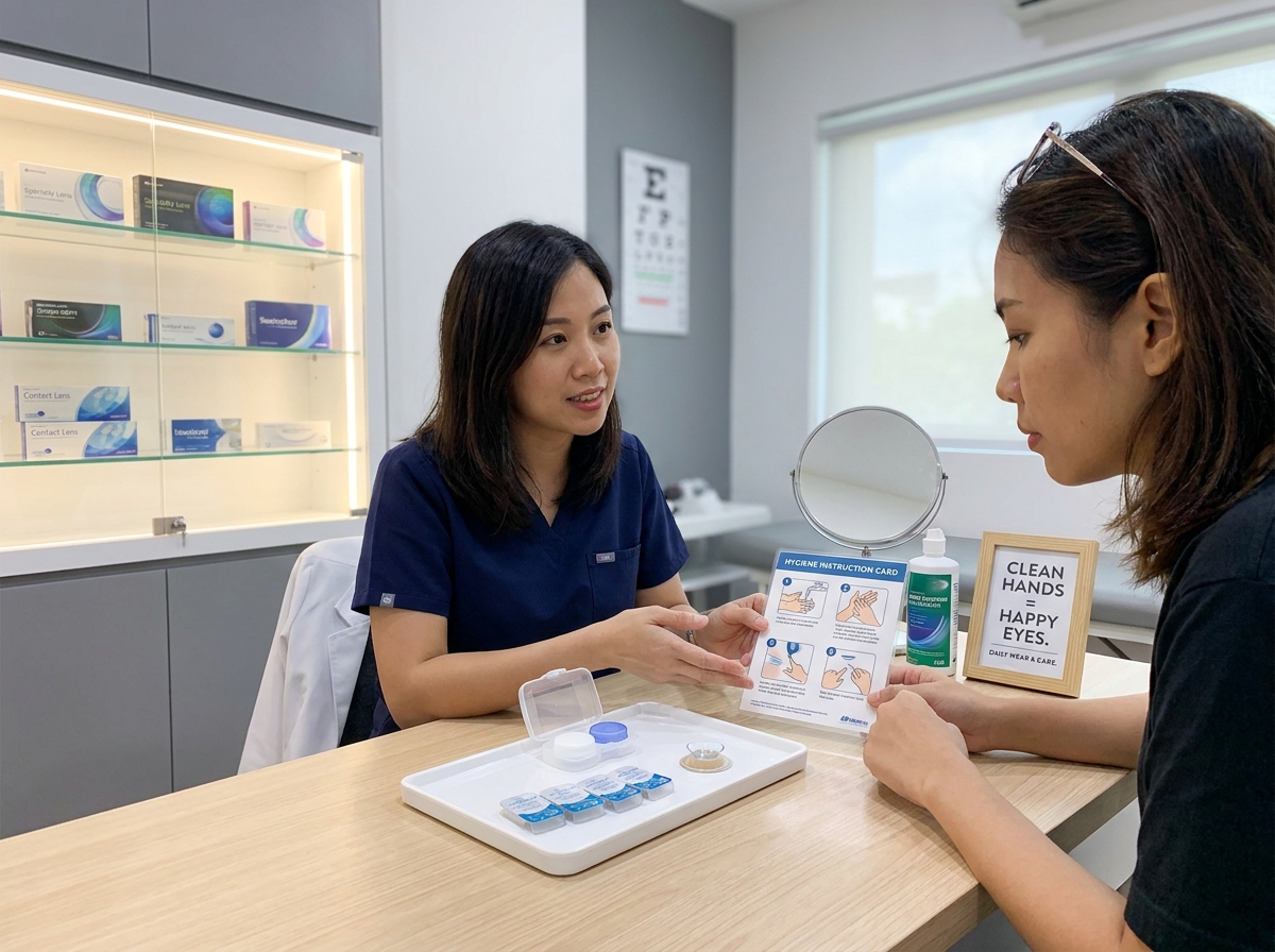 Contact lens fitting and advice at CK Optometrist