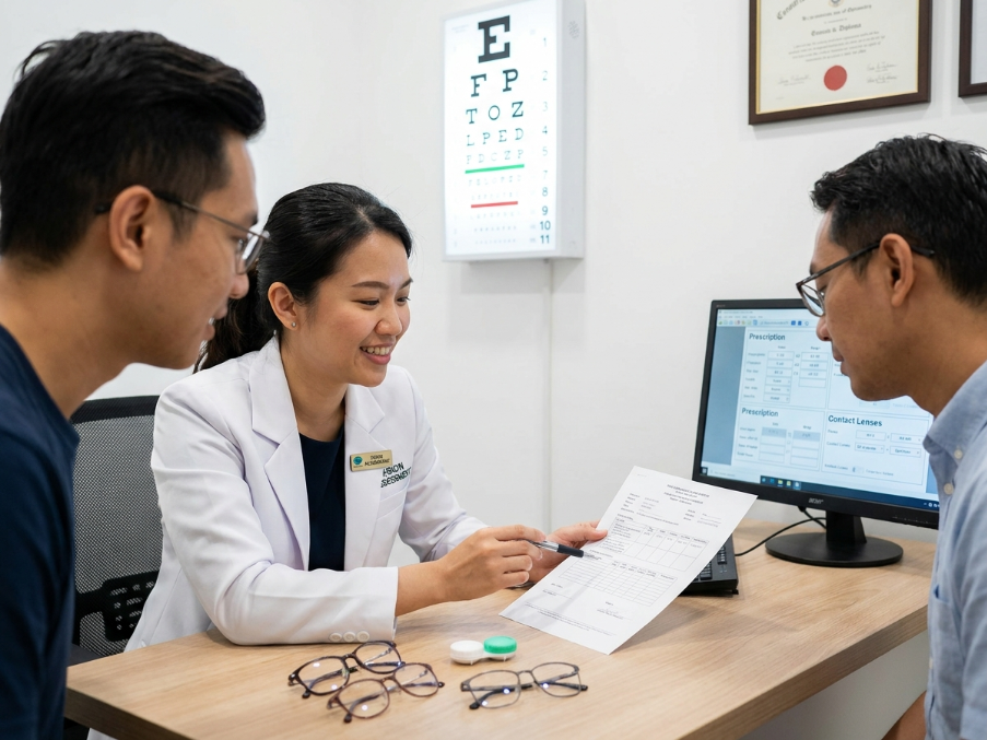 Vision assessment service by CK Optometrist